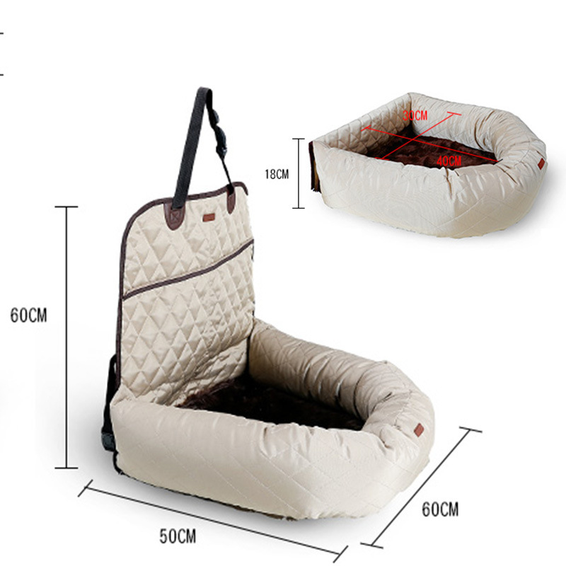 New Multifunctional Pet Car Bed with Thick Cushion 2