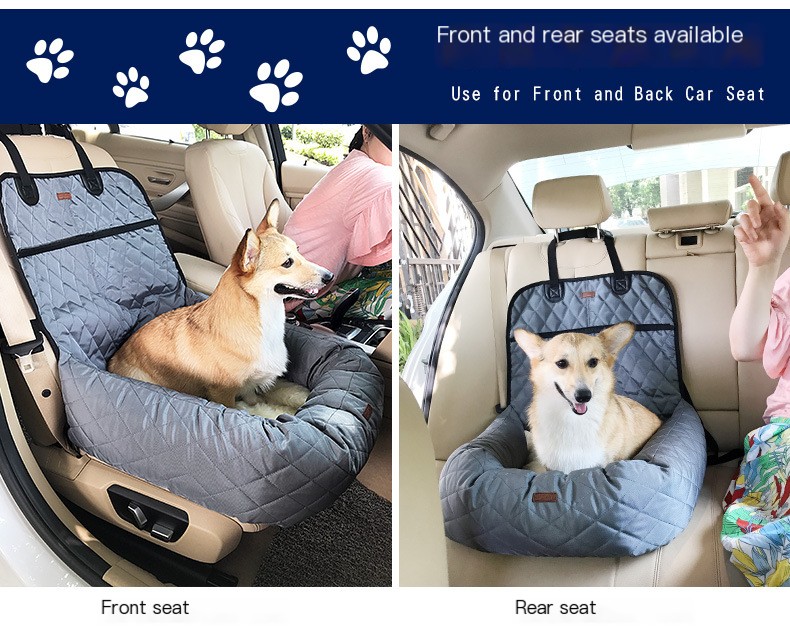 New Multifunctional Pet Car Bed with Thick Cushion 5