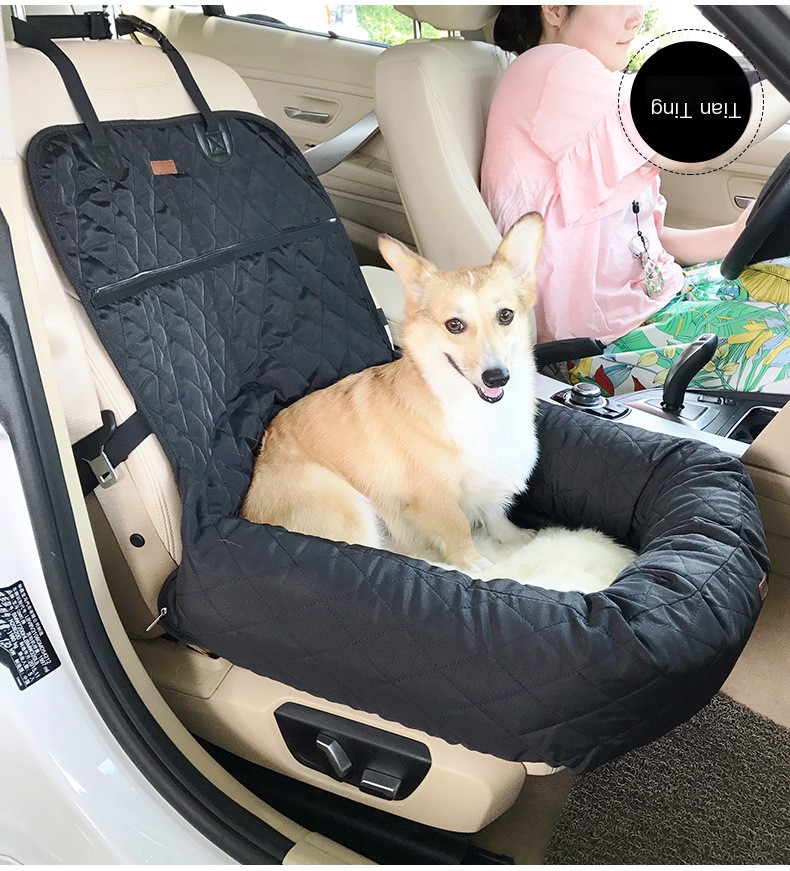 New Multifunctional Pet Car Bed with Thick Cushion 7